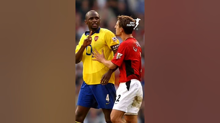 Why Vieira Hated Gary Neville 👀👀🤬