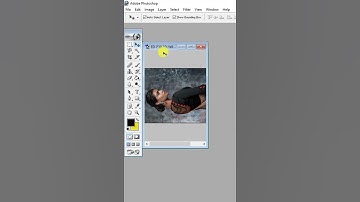 photoshop me image ko sidha kaise kare #shorts #photoshop #youtubeshorts
