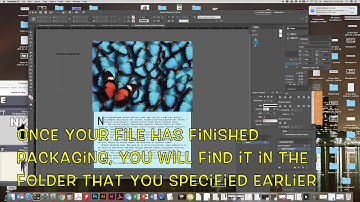 Orbit Press Tutorial: How to Package a File in Adobe InDesign