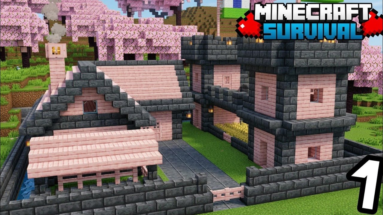 Minecraft PE Survival Series Ep 1 in 1.21 🔥 | Made OP Survival Base ...