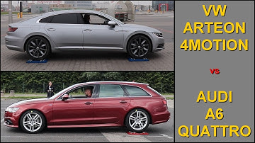 SLIP TEST - haldex vs torsen - VW Arteon vs Audi A6 - 4Motion vs Quattro - @4x4.tests.on.rollers