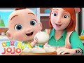 Steamed buns song  recipe song for kids  super jojo nursery rhymes  kids songs  cartoon kids