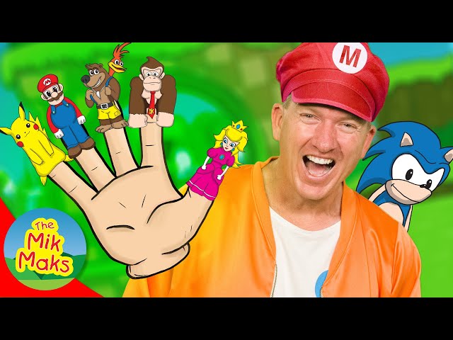 Sonic Finger Family Song | Kids Video Games and Nursery Rhymes | The Mik Maks class=