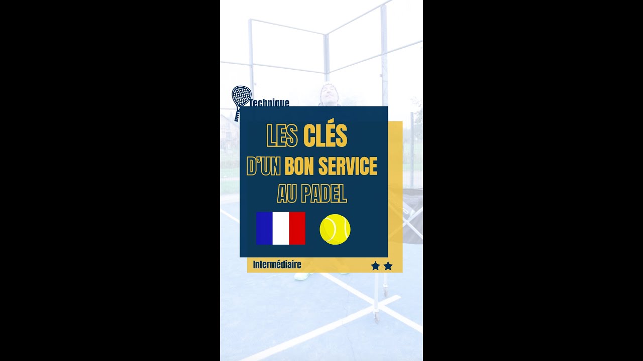 Un bon service au padel / être un bon serveur & arriver facilement au filet après avoir servi ? 🎾