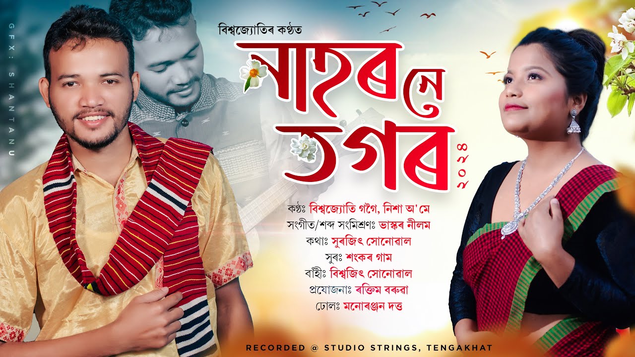 NAHOR NE TOGOR Biswajyoti Gogoi  Nisha Ome  D Sankar Gam  Bhaskar Neelom New Assamese Song 2024