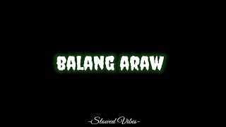 I Belong To The Zoo - Balang Araw (Slowed & Reverb) Lyrics