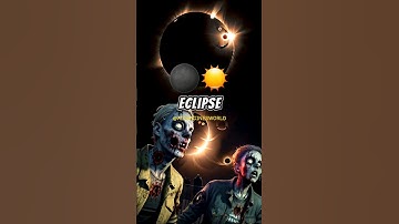 ALERT!⚠️ SOLAR ECLIPSE 🌑☀️ #shorts #ai #eclipse #zombieshorts