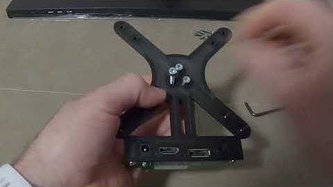 AOC 22V2H,24V2H,27V2H,22V2Q,24V2Q,27V2Q disassembly and VESA mount adapter installation