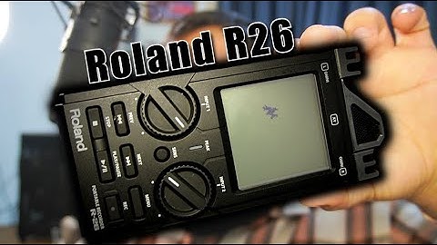 Roland R26 Portable Recorder Review/Tutorial.