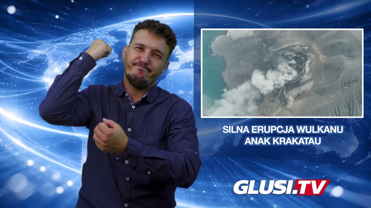 Silna erupcja wulkanu Anak Krakatau
