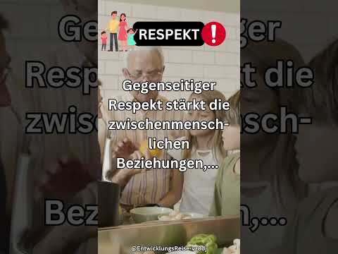 RESPEKT! 🤝 Du