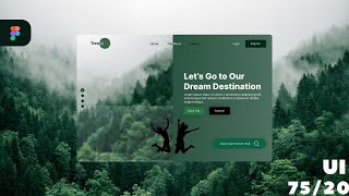 😍 Simple Trip website ui design in figma | 75 hard day 20 screenshot 1