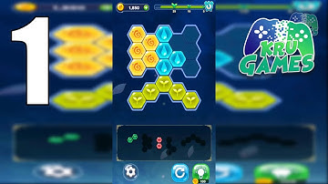 Block Hexa Puzzle: My Flower Gameplay Walkthrough #1 (Android, IOS)