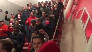 SI SENOR BOBBY FIRMINO SONG | LFC FANS CELEBRATING OUTSIDE THE ALLIANZ | Liverpool FC Chants