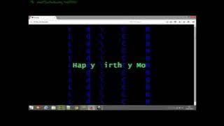 Ucapan selamat menggunakan HTML/Code/Script