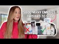 Beauty empties 2024 haircare skincare bodycare  makeup products ive used up