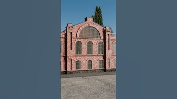 Industrial Building  - Blender  Animation