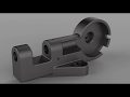 SolidWorks Tutorial: Dial Holder (Time Lapse Video)