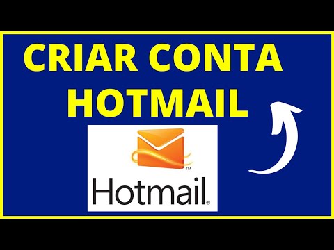 COMO CRIAR UMA CONTA HOTMAIL