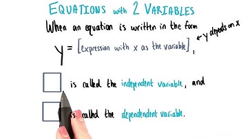 Independent and Dependent Variables - College Algebra