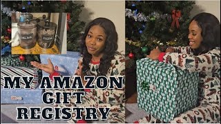 LIFE UPDATE! WHAT I GOT IN MY AMAZON GIFT REGISTRY FOR MY FIRST APARTMENT IN THE USA.