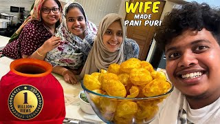 Wife Made Pani Puri in Home - Irfan's View