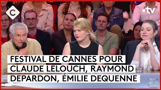 Tapis rouge pour Claude Lelouch, Raymond Depardon, Émilie Dequenne  C à Vous  15/05/2024