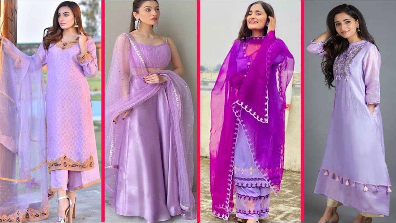 Purple Sharara Suits: Buy Purple Sharara Suits Online in India | Aachho