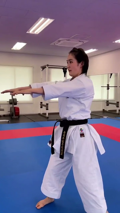 Kiyou shimizhu papuren kata training#shorts #karate #kata