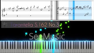 Tarantella S.162 No. 3 | Midi (SeeMusic + Sheets from Synthesia) (Piano Tutorial)
