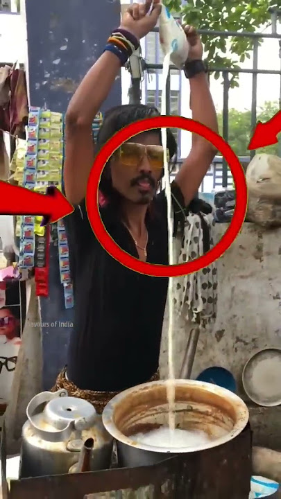 stylish doli bhai chaiwala😍 #youtubeshorts #food #streetfood #viral