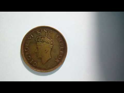 1939 One Quarter Anna Coin/King George VI /Know Value/Know Cost/Get Rich