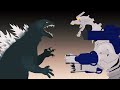 Godzilla Millenium Vs Mechagodzilla Kiryu/ Animation Stick Nodes