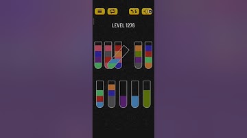 Water sort puzzle level 1276