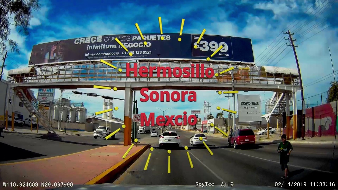 Navigating South Through Hermosillo, Sonora, Mexico from the Nogales ...