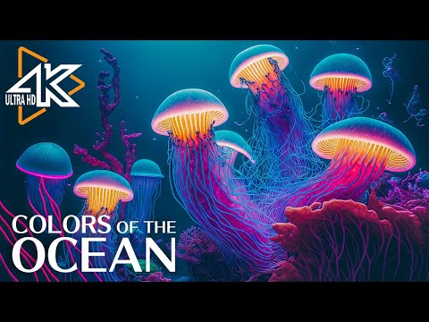 The Ocean 4K - Captivating Moments With Jellyfish And Fish In The Ocean - Relaxation Video 6