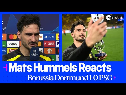“IT'S ALWAYS A DANGER” | Mats Hummels | Dortmund 1-0 PSG | UEFA Champions League