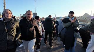 Istanbul Walking Tour 4K | Galata Bridge to Sultanahmet 🇹🇷