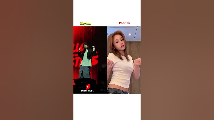 Pharita & Ahyeon joined the trend ✨ #babymonster #ahyeon #pharita #fyp #kpop #shorts