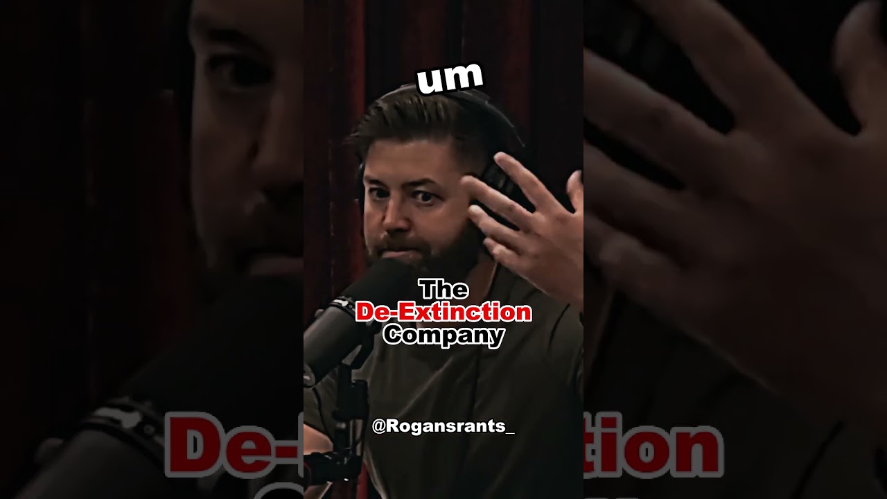 THE DE-EXTINCTION COMPANY?! 😨😱|JRE  #shorts #youtubeshorts #jre