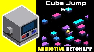 Cube Jump : New Highly Addictive Challenge Game by Ketchapp (ios Gameplay)