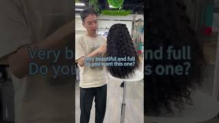 20inch water wave wig sew in 2 double drawn bundles. #doubledrawn #waterwave #virginhair #fyp