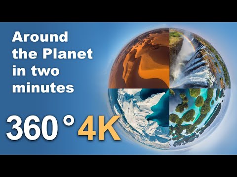 Around the Planet in 2 minutes. VR 360 video in 4K by AirPano