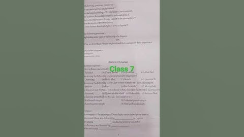 DAV class 7 SST half yearly paper 2023-24