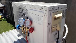 How to know if the split air equipment lacks gas