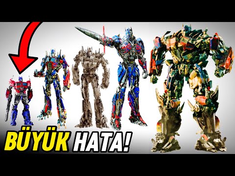 TRANSFORMERS SERİSİNDE YAPILAN BÜYÜK HATA! Optimus Prime Neden Bu Kadar Küçüldü?