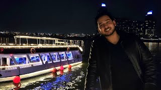 Luxury Water Canal Cruise In Dubai | Dhow Cruise Main Bohat Dance Kiya | JNTV Vlogs