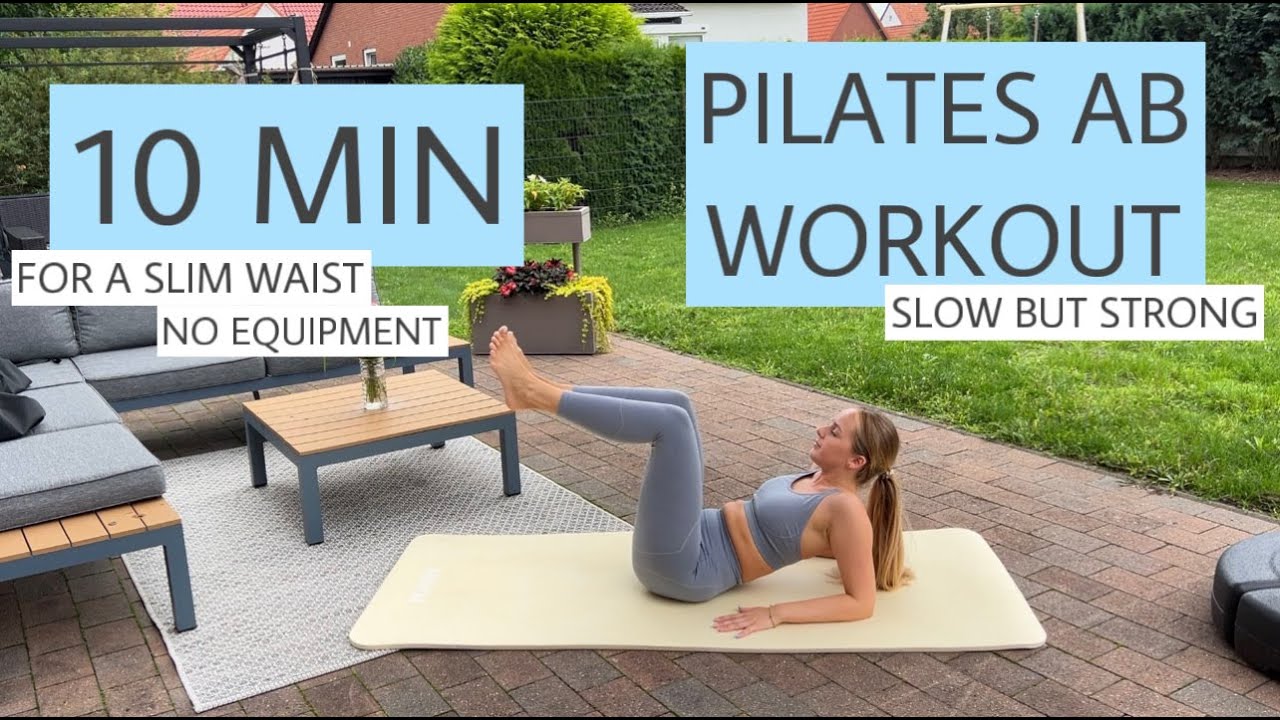 10 MIN EVERYDAY PILATES AB WORKOUT slow but strong for a slim waist