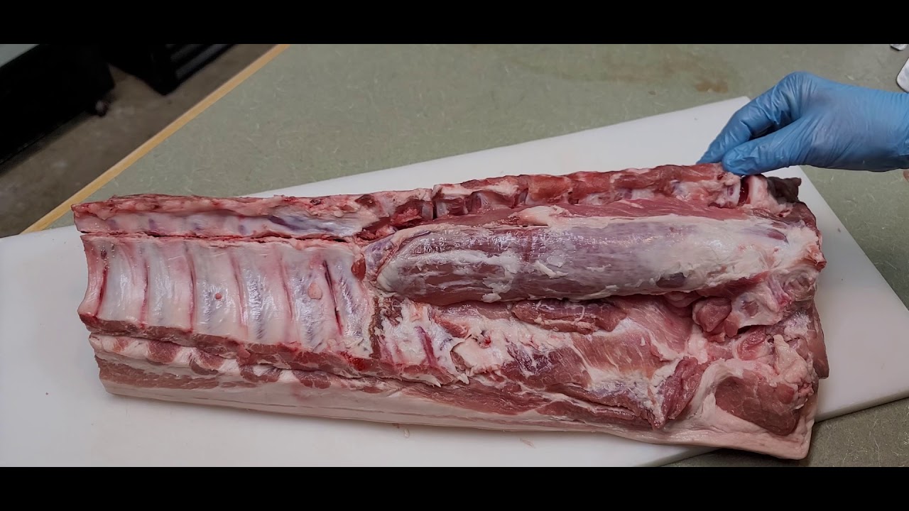 How to separate a whole bone-in pork loin - third post