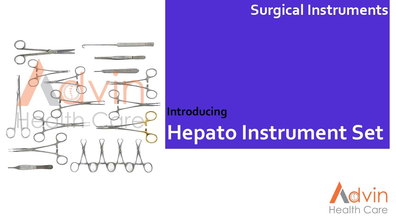 Hepato Surgery Instrument Set
